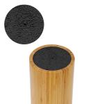 Healthy Eco Friendly Bamboo Knife Block Cylinder Shaped CSBI Approved
