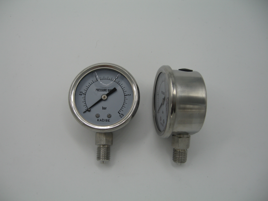Brass Silicone Oil Filled Refrigerant Freon Pressure Gauge 50mm / 2"
