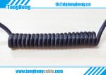 Weather Resistant Half Matt Black Retractable Customized Coiled Cable