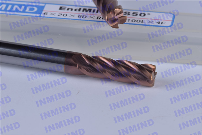 4 Flute Radius Milling Cutter With 30 mm Cutting Length 12 mm Diameter