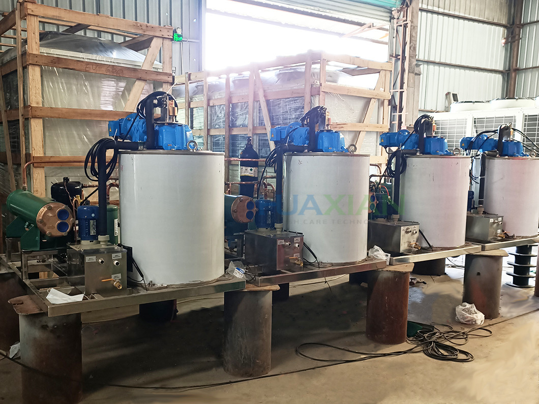 1000kgs Sea Water Flake Ice Machine To Make Ice Flakes At Sea On Seafaring Vessels