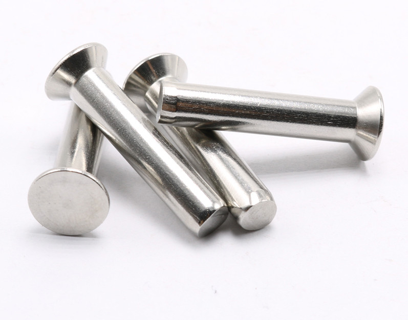 18-8 Flat Head Stainless Steel Solid Rivets , Countersunk Head Solid Rivet