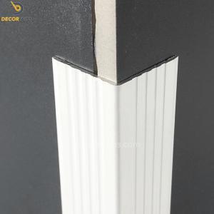 China 29mm×29mm×1.3mm Wall Corner Protector Strips Pvc 90 Degree Corner on sale