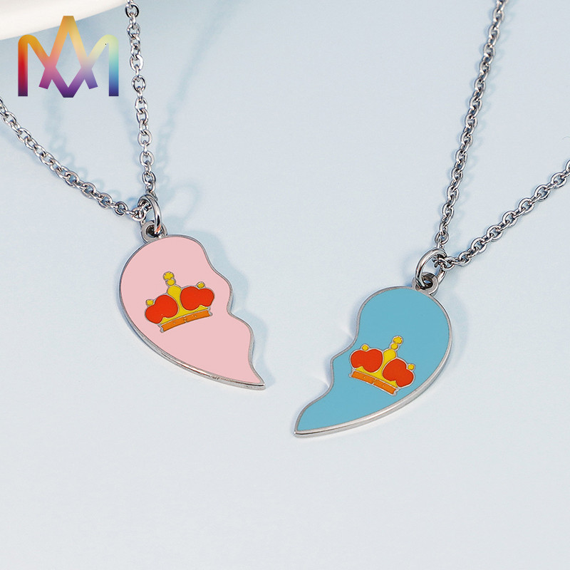 18K Gold Plated SS316L Love Jewelry Set With Heart Pendant