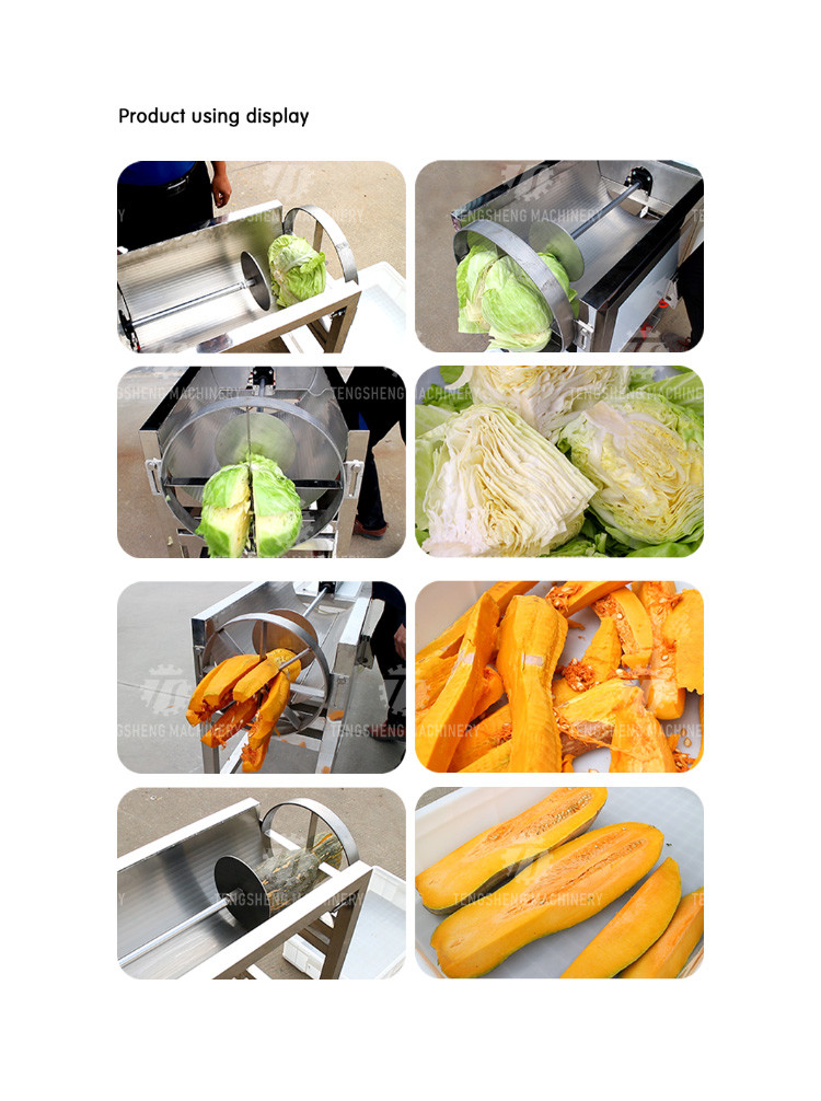 58KG Large melon and fruit slicing machine pumpkin fast slicing machine slicing machine
