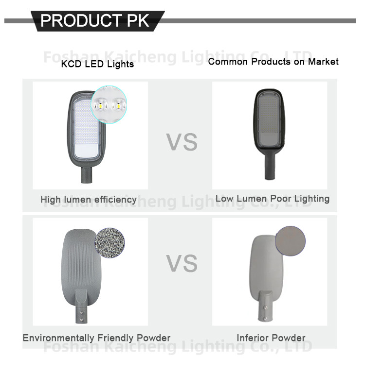 Garden Outdoor LED Street Light Waterproof IP65 High Power High Brightness 150W Road Pole Lamp