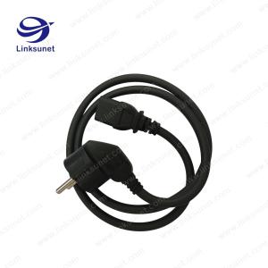 China European Custom Cable Harness Power Line 3 G 0.75 Black Length Customized wholesale