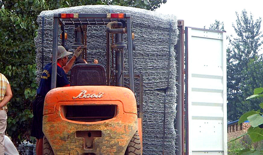 ISO14001 2x1x0.5m Gabion Welded Wire Mesh 4mm Gabion Baskets