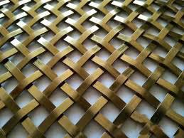 China Decoractive Security Tempered Laminated Glass Metal Mesh for Room Divider wholesale