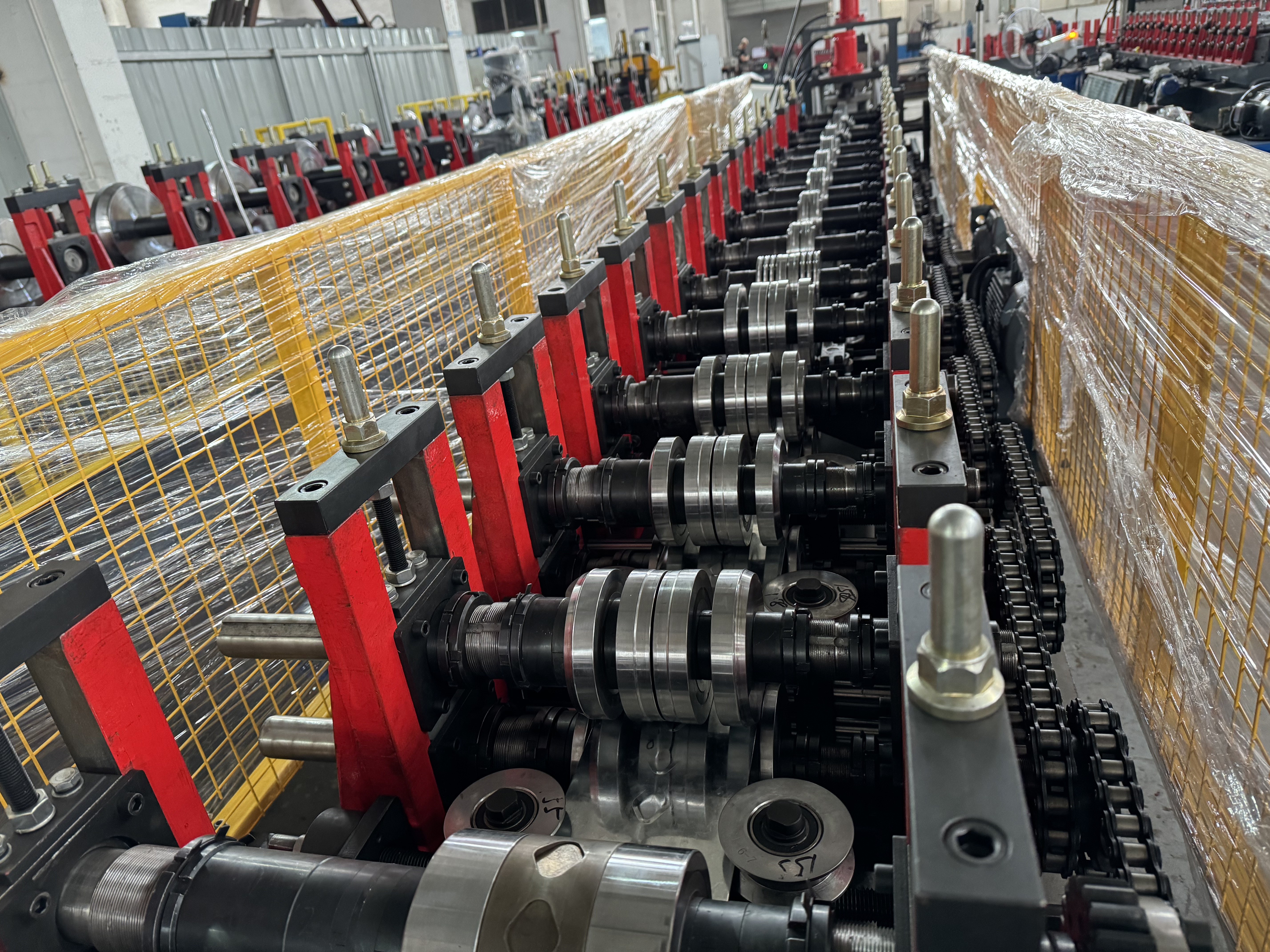 0.8-1.6mm Galvanized Steel C U Stud And Track Drywall Roll Forming Machine