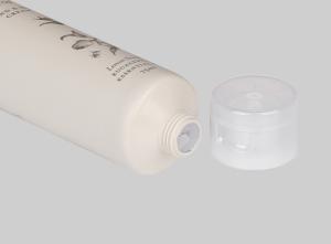 China 30-110ml Plastic Toothpaste Tubes Cosmetic Lotion Tube With Flip Cap wholesale