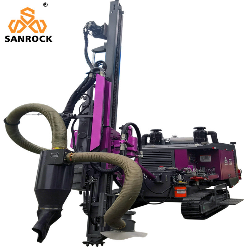 Hydraulic Borehole Drilling Rig Machine Mining Equipment Integrated DTH Drilling Rig