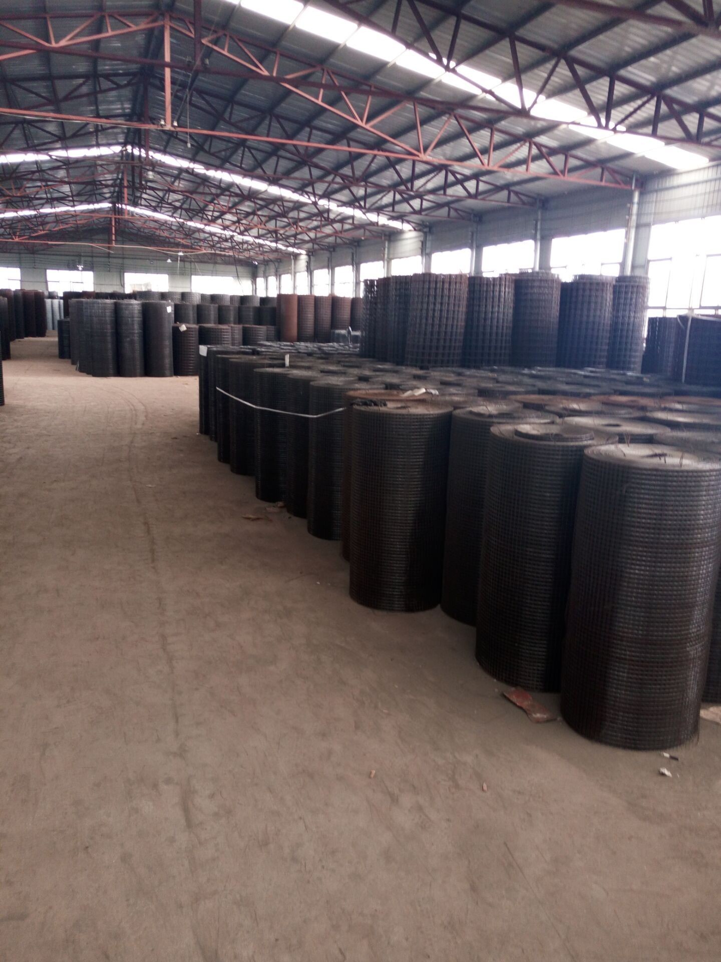 3/8inch Galvanized Welded Wire Panels , Concrete Reinforcing Mesh Roll