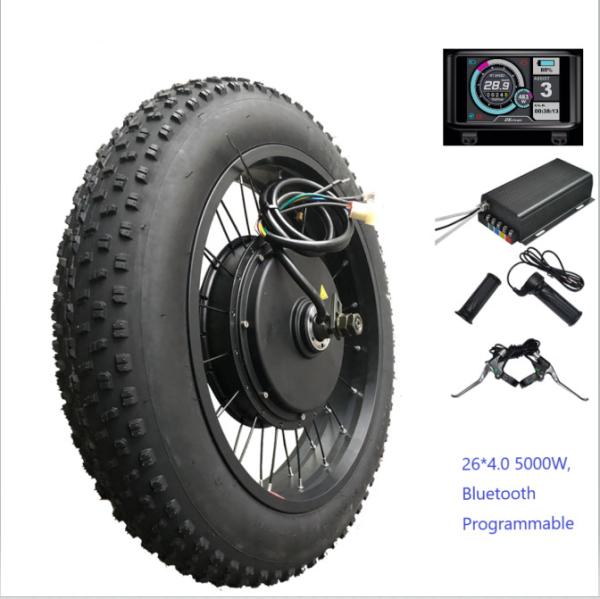 Factory price 90km/h high speed electric bike kit 5000W super hub motor electric
