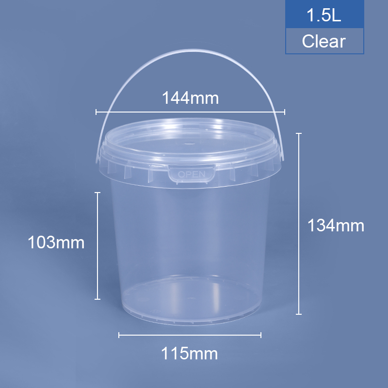 300ml-5L Plastic IML Container for Peanut Butter Shea Butter Food Sauces Packaging