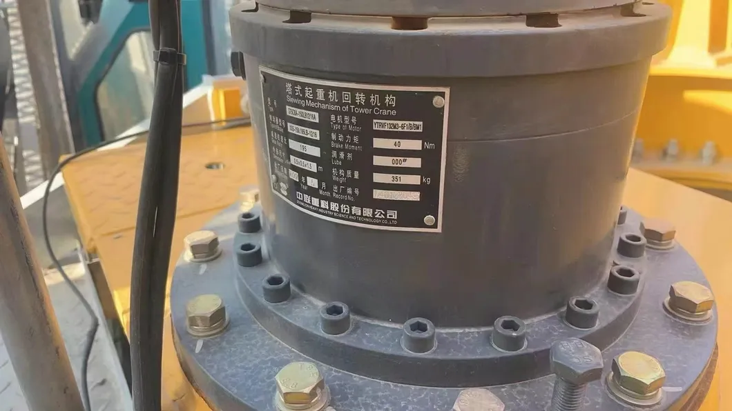 Zoomlion W6010 Hydraulic Tower Crane with Advanced Hydraulic Systems Precision Control