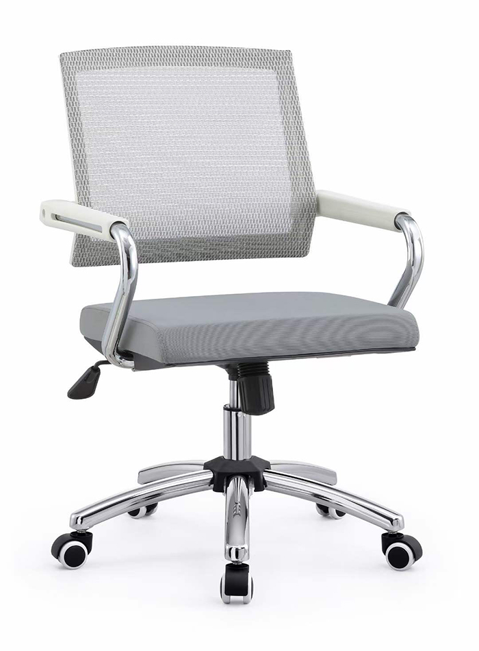 Adjustable Swivel Blue Mesh Office Chair for Modern Design Style and Comfortable Seating