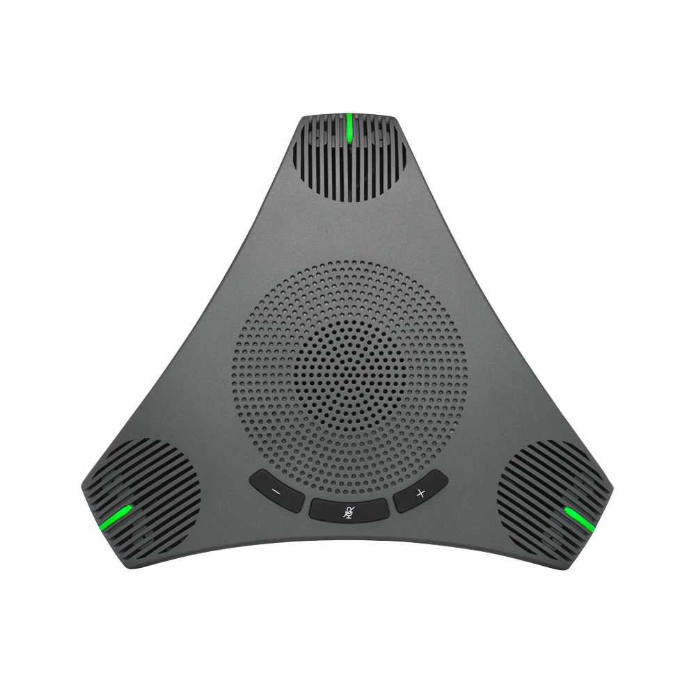 Free-drive Omni-directional Microphone USB Plug and Play Video Conference Microphone with Speaker for Team Work