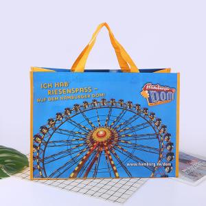 China Eco Ink Printing Tote Laminated Recyclable Non Woven Bag wholesale