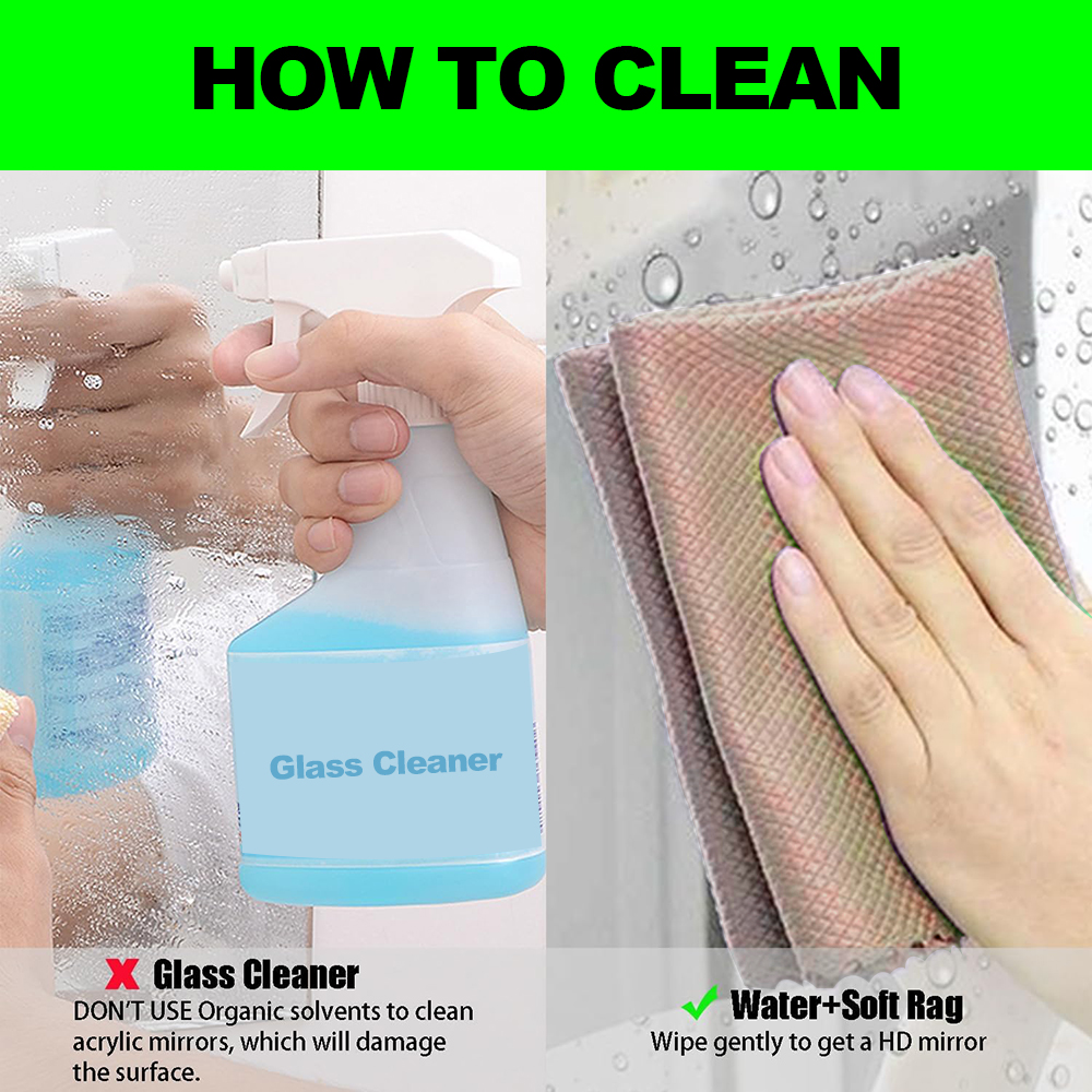 Environmental Protection Acrylic Letter Dressing Shape Material for Bathroom Furniture