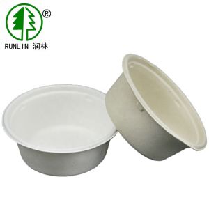 China 16OZ Salad Biodegradable Sugarcane Bagasse Bowl Compostable For takeaway wholesale