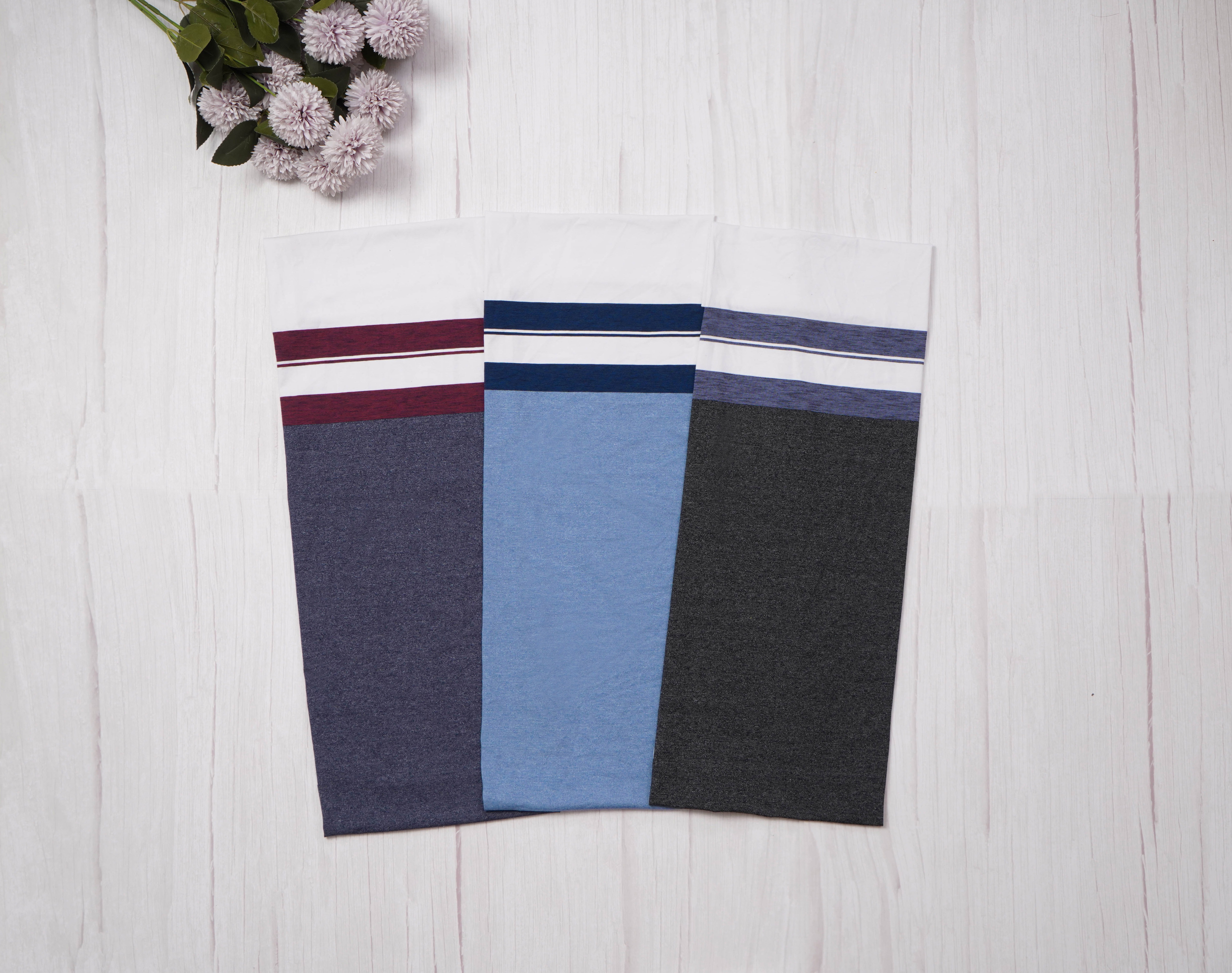 Comfortable And Skin-Friendly Soft Fashionable And Classic Striped Knit Fabric For T-Shirt