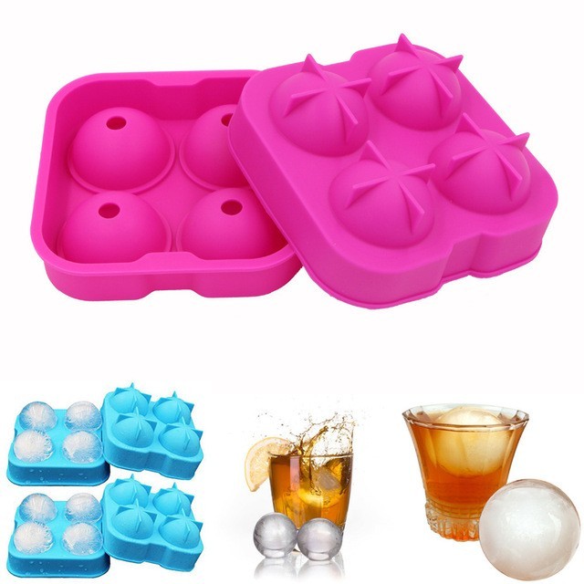 4 ice cream ball large wholesale make your own custom silicone ice cube tray chocolate mold