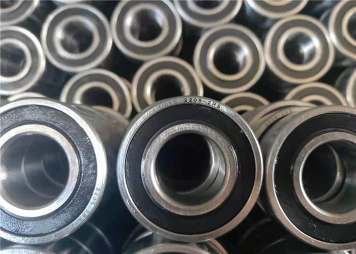 2205 2RS Steel Cage Double Row Self Aligning Ball Bearing 25x52x18mm