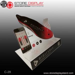 China Colorful Acrylic counter top display for show shoes wholesale