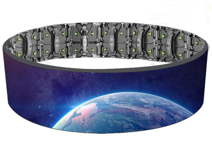 P3.91 P4.81 360 Degree Curved LED Screen With Die-cast Aluminum Cabinet 500 x 500mm