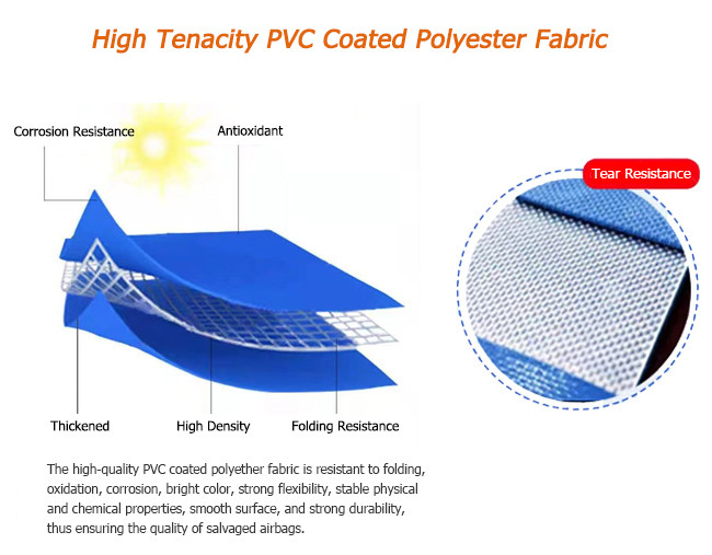 Reliable PVC Load Testing Water Bags For Crane Load Testing OEM Approved