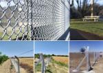 3.5mm High Tensile 10m Pvc Coated Chain Link Fence