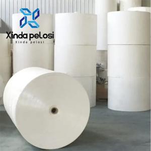 China Custom Recycled PE White Kraft Packaging Paper Roll 305GSM 335GSM wholesale