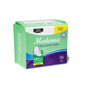 China Oem White Cotton Disposable Sanitary Napkins with Breathable Backsheet wholesale