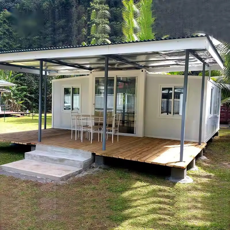40ft Movable Expandable Villa Type Container Home with Bathroom And Kitchen Thermal Insulation Prefabricated Tiny Villa