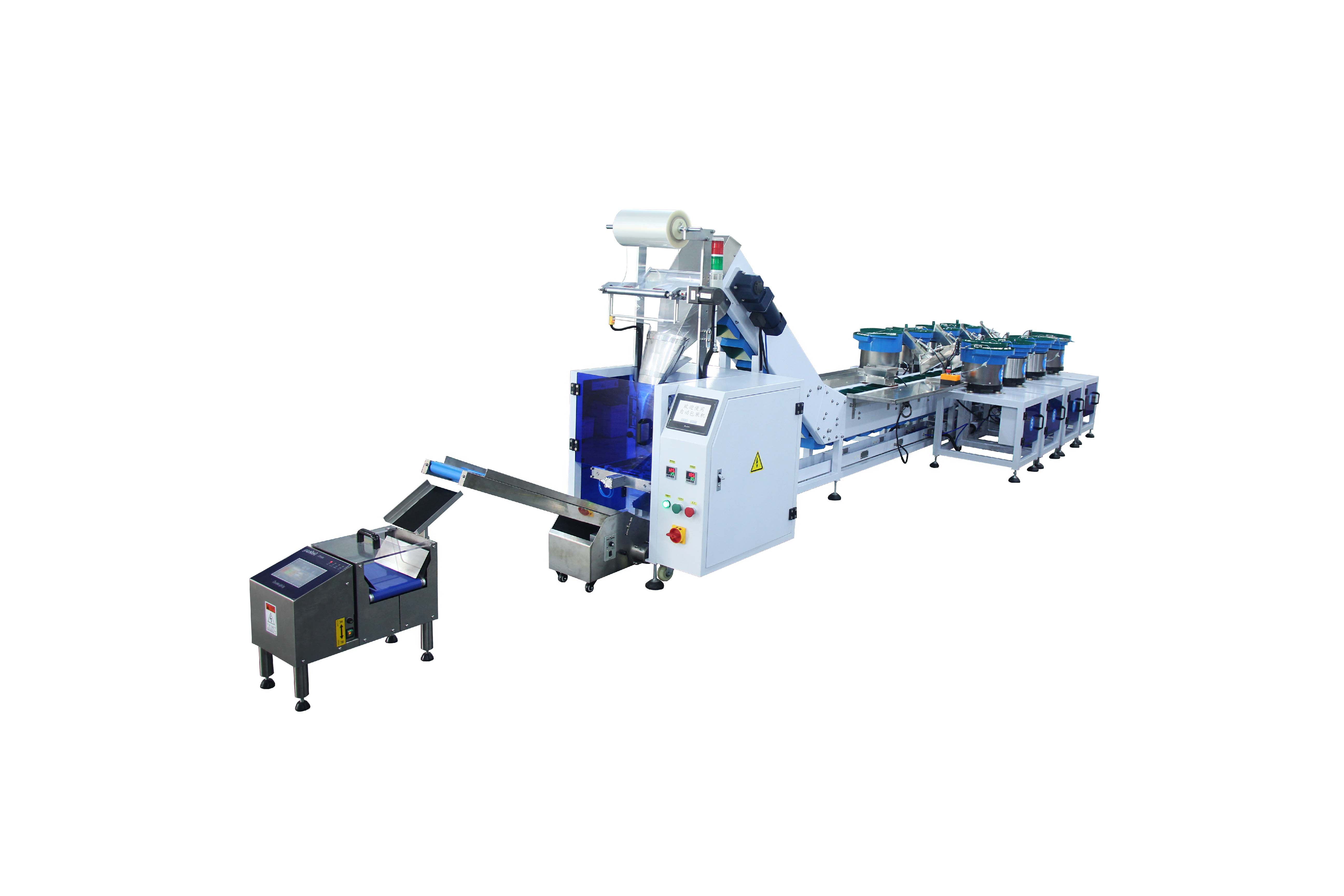 High Quality Equipment 8 Drums Fastener Screw Hardware fittings Plastic Bags Pouch Packaging Machine