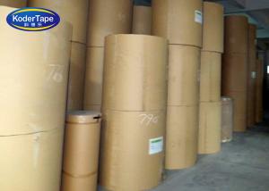 China Reinfoced Brown Kraft Tape Paper Fiber Glass Gum Tape Jumbo Rolls wholesale
