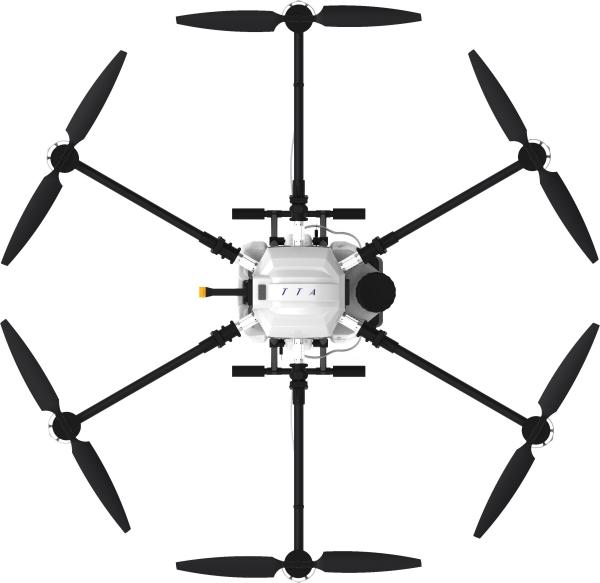 Disinfector Liquid Contained Agricultural Sprayer Drone with Internal Threaded