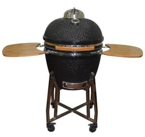 China 21&quot; Ceramic Grills Charcoal BBQ Kamado 2100T-BK wholesale
