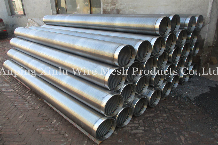 Agriculture Equipment Tube Well Screen AISI 316L Spiral Wound Pipe Sand Control