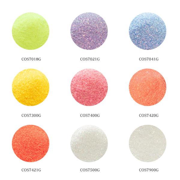 High Flash Fine Biodegradable Eye Glitter Cosmetic Shimmer PET Body Decoration