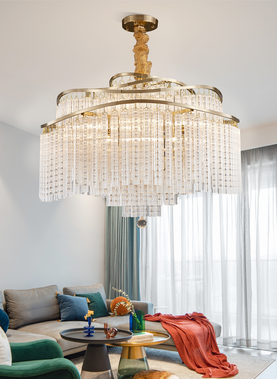 Round glass chandelier for living room dining room lounge chandelier(WH-CY-231)
