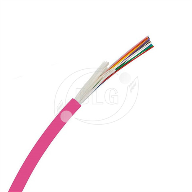 Non Unitized 6 Strand Fiber Optic Cable , MM 50 / 125 OM4 Fiber Optic Network Cable