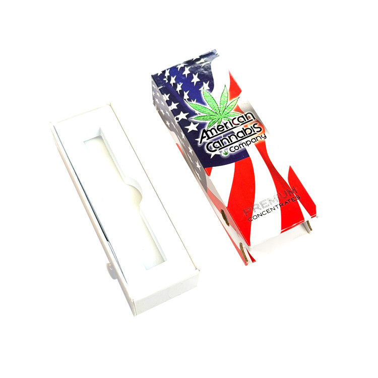 Press Button 2ml Custom Printed Cigarette Boxes Recyclable Long Lasting