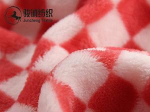 China Polyester flannel fleece Fabric/Lining /Terry Fabric/Warp Knitted Fabric bedding fabric wholesale