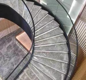 China Frameless Glass Stair Railing , Frameless Glass Balustrade With Handrail wholesale