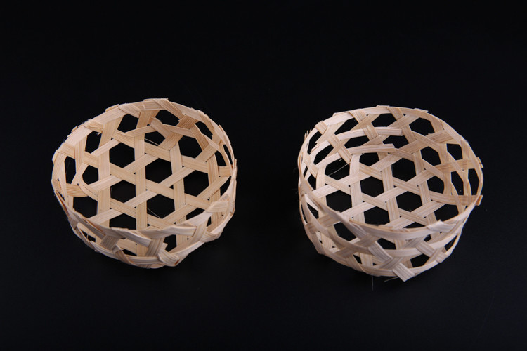 Craft Bamboo Fruit Basket Dust Pan 150*30mm Customized For Gifts