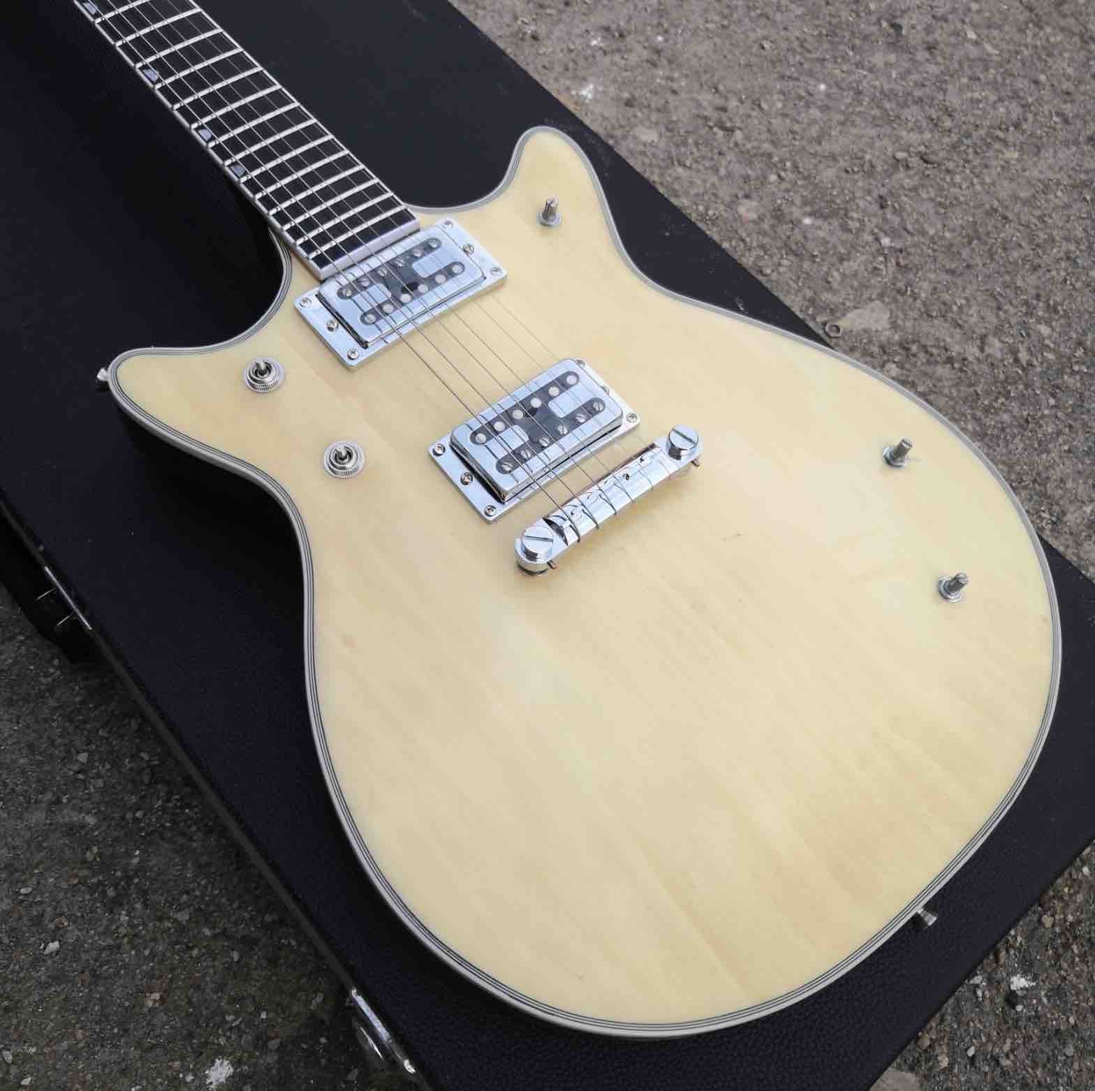 Gretsc Style Electric Guitar in Natural Color with Wrap Around Bridge