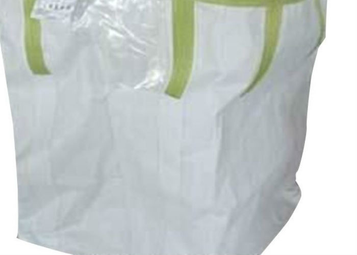Waterproof Four Loops FIBC Jumbo Bags Cone Bottle / Flat Bottom With Spout