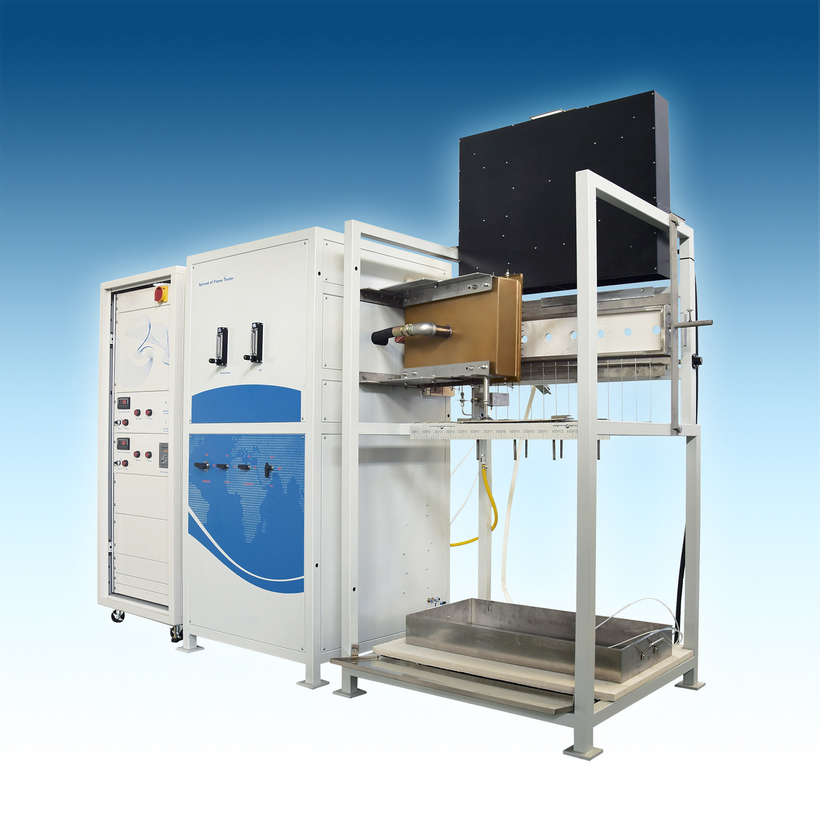 IMO ISO5658-2 Walls Surface Lateral Flame Spread Testing Equipment by ASTM E1317